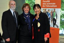 Remise des éméritats aux professeurs Monique Lebrun-Brossard et Claude Germain, du Département de didactique des langues, 10 juin 2015